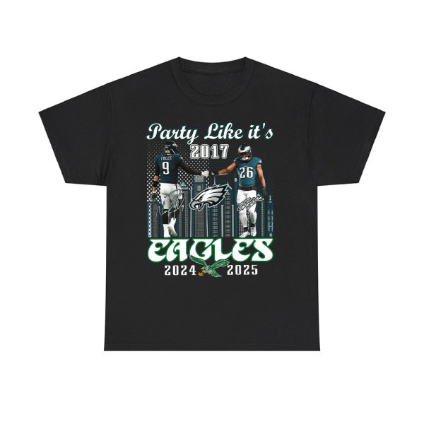 Foles Barkley Party Like It's 2017 Eagles 2024 2025 Shirt