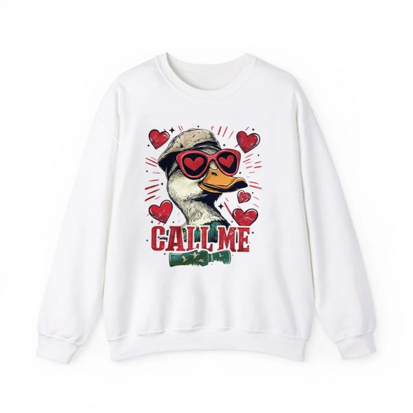 Call Me Valentine Mallard Duck Shirt 3