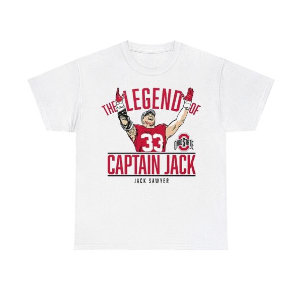 Captain Jack Sawyer The Legend Of Ohio State Shirt