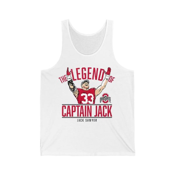 Captain Jack Sawyer The Legend Of Ohio State Shirt 2