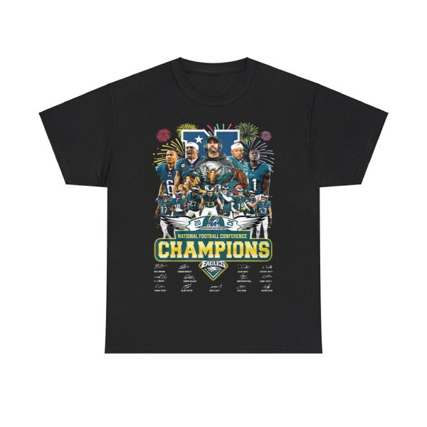 Eagles NFC Champions 2025 Signature Shirt