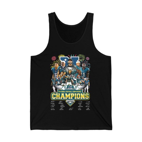 Eagles NFC Champions 2025 Signature Shirt 3