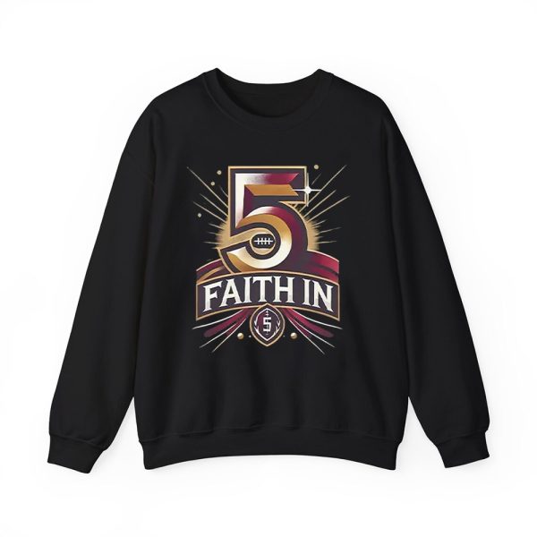 Faith In 5 Commanders Jayden Daniels Shirt 3