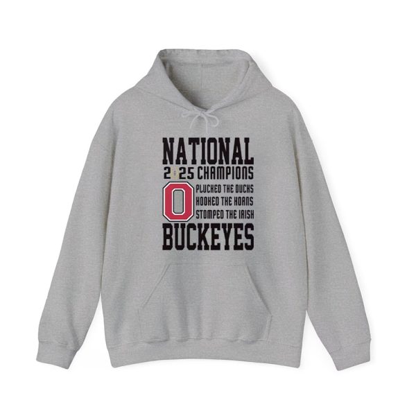 Ohio State Plucked The Ducks Hooked The Horns Stomped The Irish 2025 National Champions Shirt 1