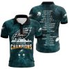 2025 Eagles Super Bowl LIX Champions Polo Shirt