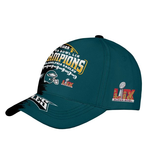 2025 Super Bowl LIX Champions Eagles Cap 2