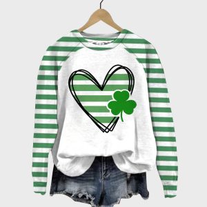 Women's St. Patrick's Day Print Casual Sweatshirt