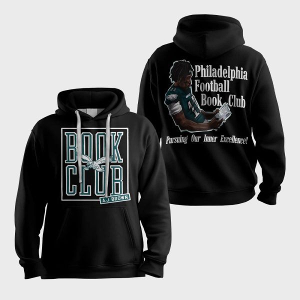 AJ Brown Book Club Philadelphia Football Hoodie