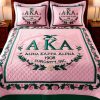 Alpha Kappa Alpha 1908 Sorority INC Bedding Set