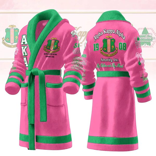 Alpha Kappa Alpha Sorority INC 1908 Bathrobe 2