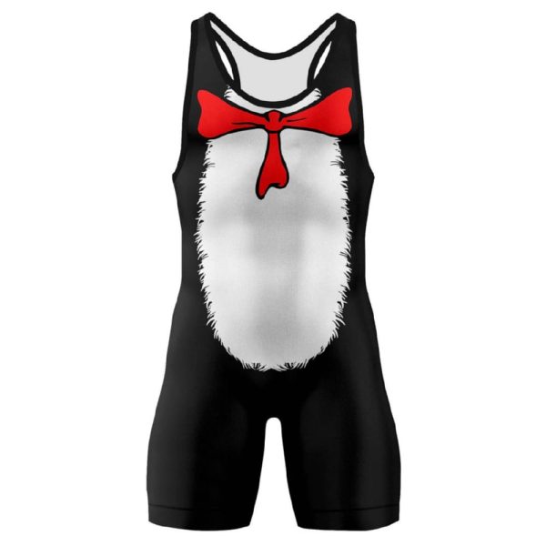 Cat in the Hat Cosplay Wrestling Singlet 2