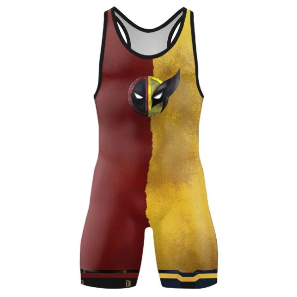 Deadpool And Wolverine Samurai Wrestling Singlet 2