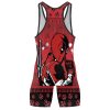 Deadpool The Other Jolly Guy In A Red Suit With A Lap Worth Sitting On Wrestling Singlet 3