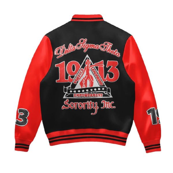 Delta Sigma Theta 1913 Print Baseball Jacket 3