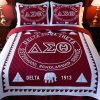 Delta Sigma Theta Sisterhood Scholarship Service Delta 1913 Bedding Set