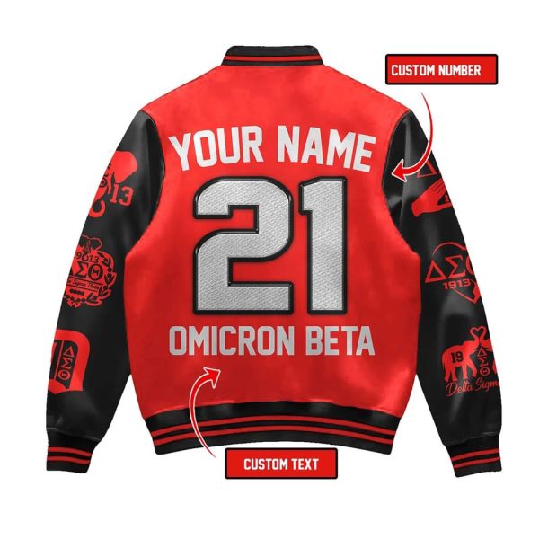 Delta Sigma Theta Sorority INC 1913 Baseball Jacket 3