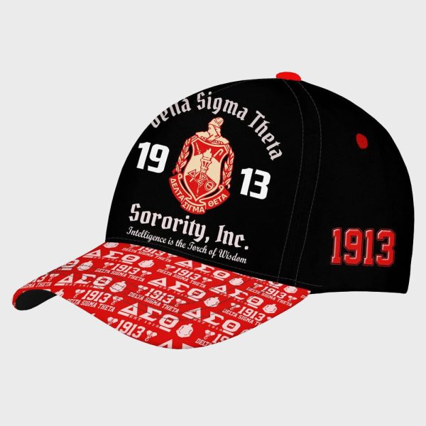 Delta Sigma Theta Sorority INC 1913 Intelligence Is The Torch Of Wisdom Hat 2