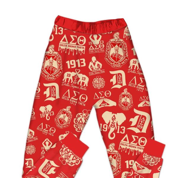 Delta Sigma Theta Sorority INC 1913 Pajama Set 3