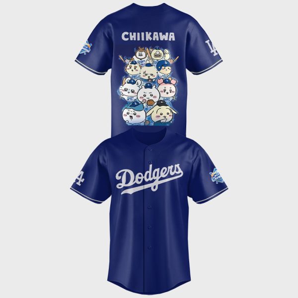 Dodgers Chiikawa Tokyo Series 2025 Baseball Jersey