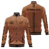 Eagles 2025 Super Bowl LIX Champions Brown Baseball Jacket