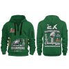 Eagles 2X Super Bowl LIX Champions 2025 Quarter Zip Hoodie