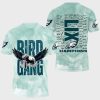 Eagles Bird Gang Super Bowl LIX Champions 3D Shirt