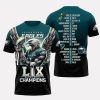 Eagles Bird Gang Super Bowl LIX Champions 3D Shirt 2025