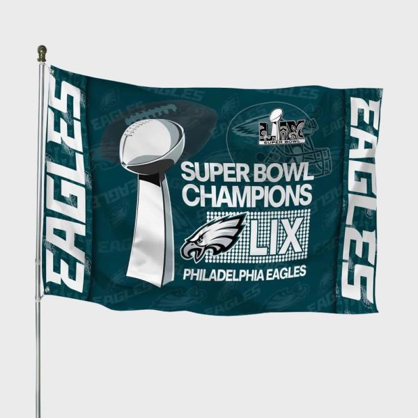 Eagles Super Bowl Champions LIX 2025 Flag