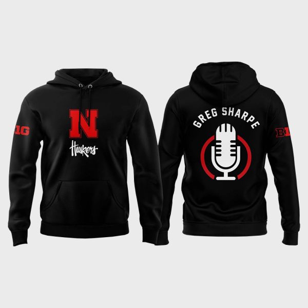 Greg Sharpe Voice Of The Huskers Hoodie