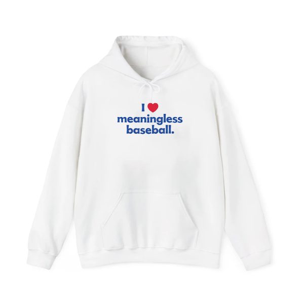 I Love Meaningless Baseball Shirt 4