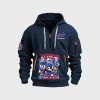 Josh Allen Bills Custom Name Quarter Zip Hoodie 2