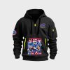 Josh Allen Bills Custom Name Quarter Zip Hoodie 3