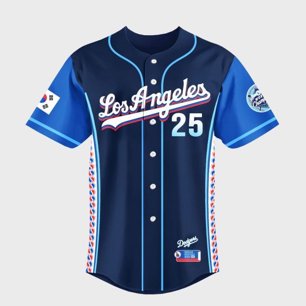 LA Dodgers Korean Heritage Night Jersey 2025 Giveaway 2