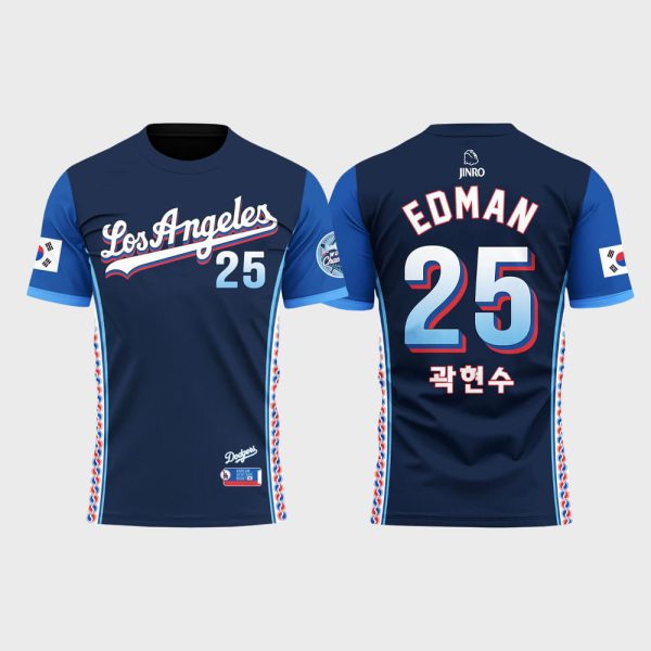 LA Dodgers Korean Heritage Shirt Night 2025