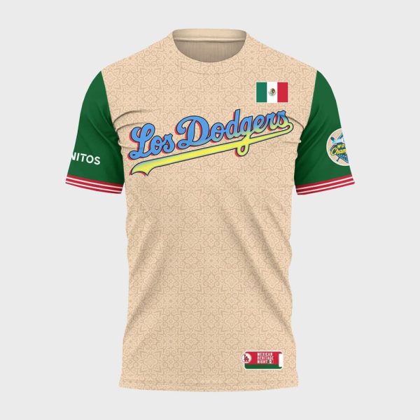 LA Dodgers X Mexican Heritage Shirt Night 2025 2