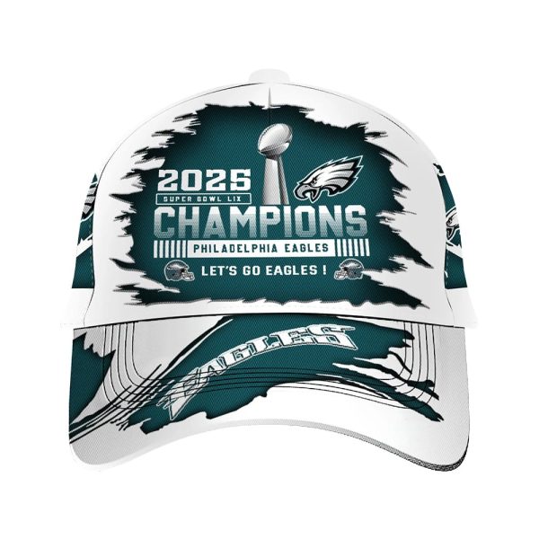 Let's Go Eagles 2025 Super Bowl LIX Champions Hat