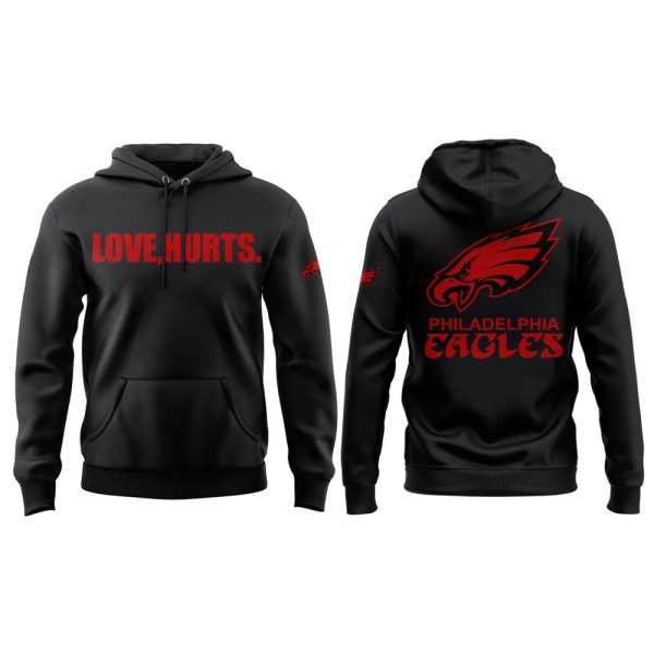 Love Hurts Eagles Hoodie Set