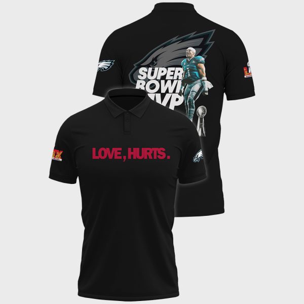 Love Hurts Super Bowl MVP Polo Shirt