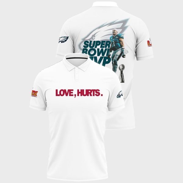 Love Hurts Super Bowl MVP Polo Shirt 2