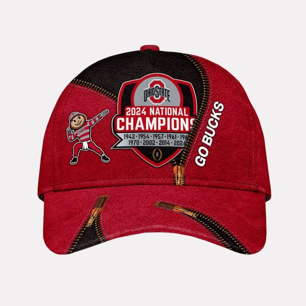 Ohio State 2024 National Champions Go Bucks Classic Cap