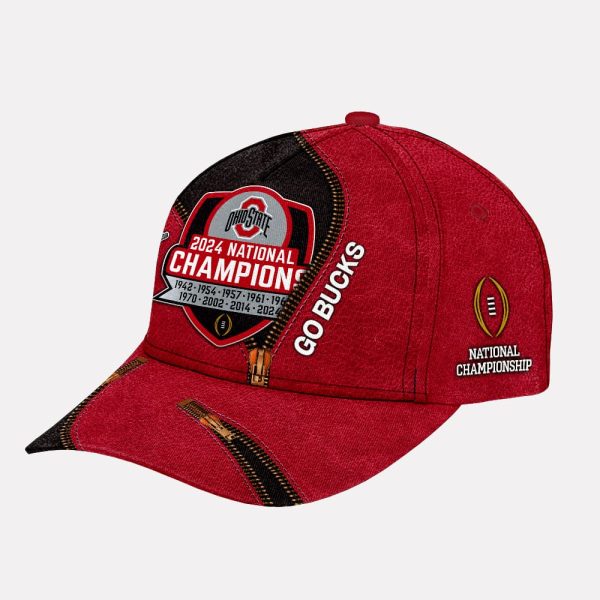 Ohio State 2024 National Champions Go Bucks Classic Cap 3