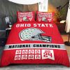 Ohio State 9-Time National Champions Bedding Set