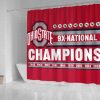 Ohio State 9X-National Champions Shower Curtain