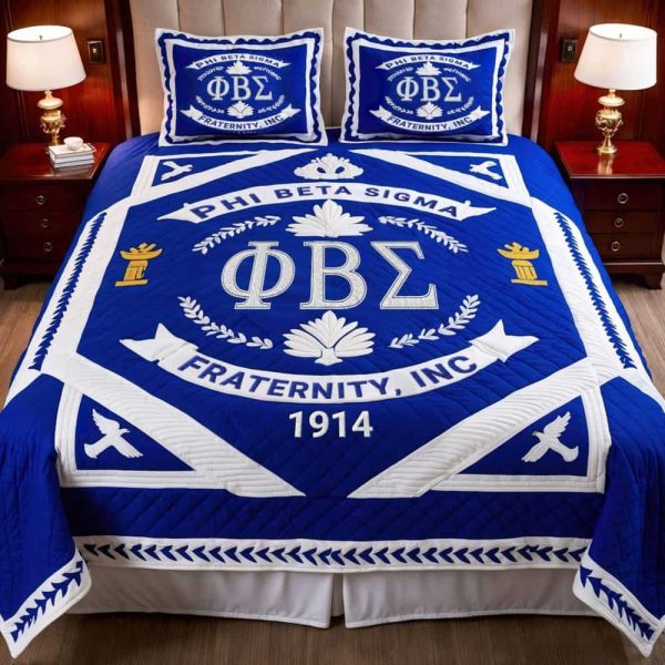 Phi Beta Sigma Fraternity INC 1914 Bedding Set