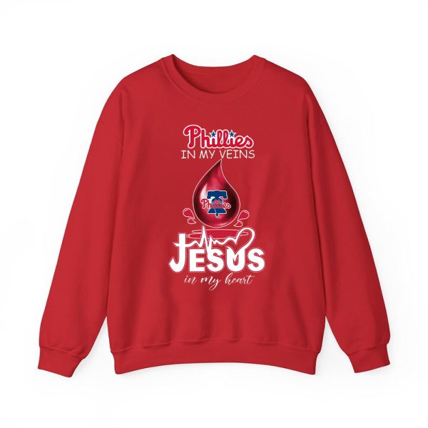 Phillies In My Veins Jesus In My Heart Shirt 2