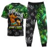 Puff Puff Pass Scooby-Doo Smoke Galaxy Shirt And Pants Set