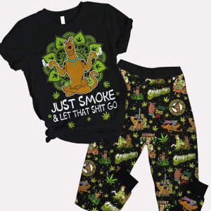 Scooby-Doo Just Smoke And Let That Shit Go Shirt And Pants Set