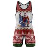 Santa Merry Jitmas Wrestling Singlet 2