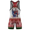 Santa Merry Jitmas Wrestling Singlet 3