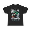 Saquon Barkley Backwards Hurdle Eagles 2X Super Bowl The Champion Is Flying In Shirt